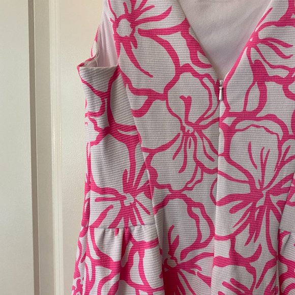 EUC Lilly Pulitzer Pink Strike a Pose Bella Dress (Sz XS) - Picture 4 of 14